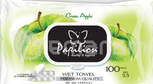 Picture of PAPILION WIPES GREEN APPLE X100