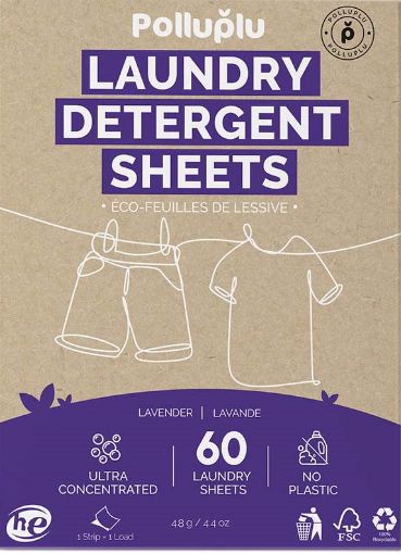 Picture of POLLUPLU ECO LAUNDRY SHEET X60 LAVENDER