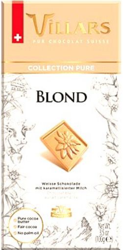 Picture of VILLARS PURE BLOND CHOCOLATE 100G