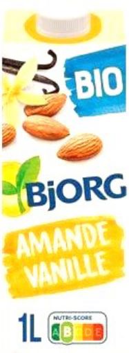 Picture of BJORG BV LAIT AMANDE VANILLE 1L