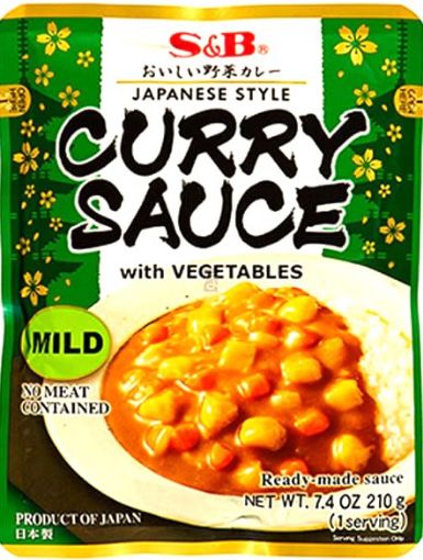 Picture of S B JAPANESE CURRY SAUCE MILD 210G