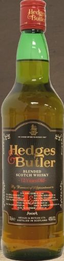 Picture of HEDGES & BUTLER 12 YEARS OLD SCOTCH WHISKY 700ML