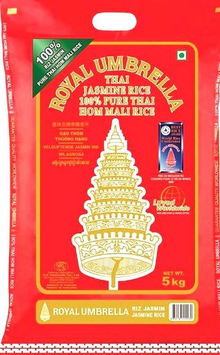 Picture of ROYAL UMBRELLA THAI JASMINE FRAGANT RICE 5KG