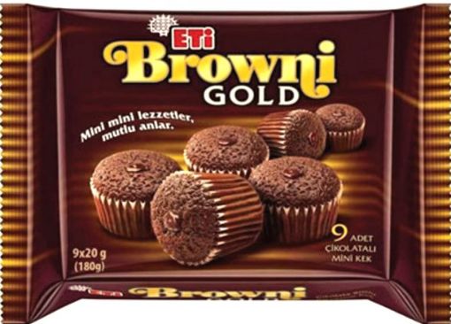 Picture of ETI ADICTO GOLD MINI BROWNI 180G