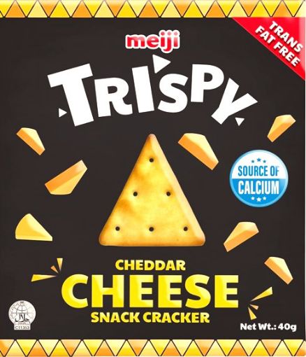 Picture of MEIJI TRISPY CHEDDAR CHEESE 40G