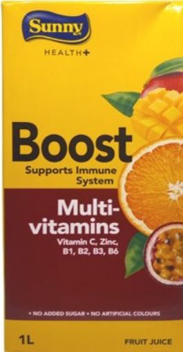 Picture of SUNNY 100% FRUIT JUICE BOOST VITAMIN 1LT