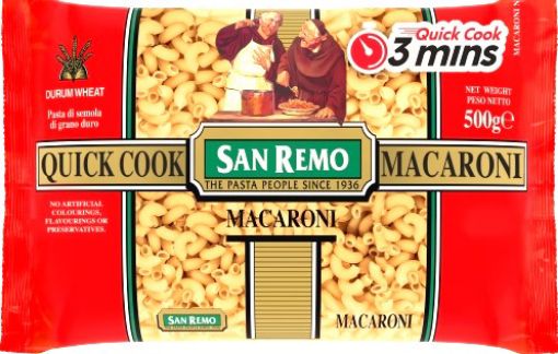 Picture of SAN REMO 3MIN MACARONI 500G