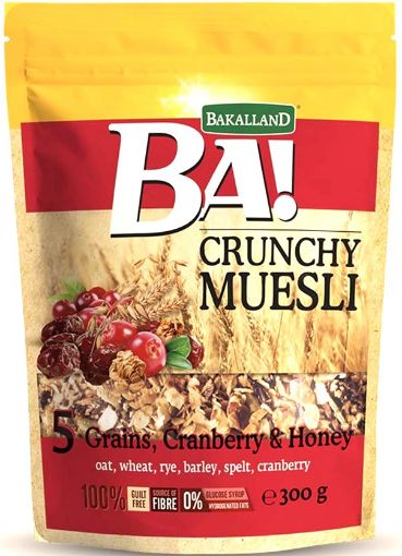 Picture of BA CRUNCHY MUESLI CRANBERRY HONEY 300G