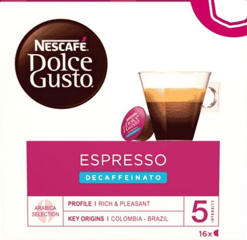 Picture of DOLCE GUSTO NESCAFE CAFE DECAFEINE X16 104G