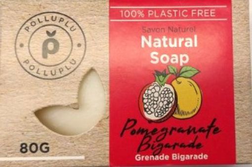 Picture of POLLUPLU ECO NATURAL SOAP POMEGRANATE BIGARADE 80G