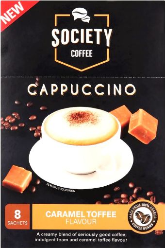 Picture of SOCIETY CAPPUCCINO CARAMEL TOFFEE 160G