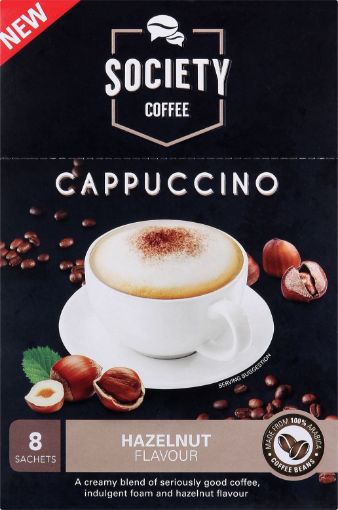 Picture of SOCIETY CAPPUCCINO HAZELNUT 160G