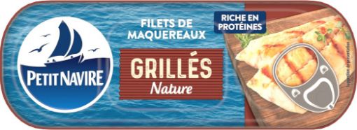 Picture of PETIT NAVIRE MAQUEREAUX GRILLE NATURE 110G