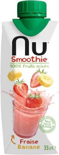 Picture of NU SMOOTHIE FRAISE BANANE 330ML