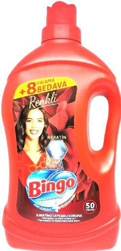 Picture of BINGO LIQUID LAUNDRY DETERGENT KERATIN ALL COLOURS 3L