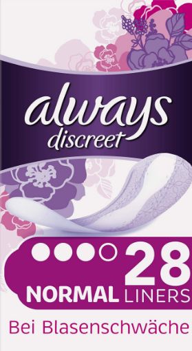 Picture of ALWAYS DISCREET LINER 4X28