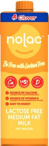 Picture of CLOVER NOLAC LACTOSE FREE 1LT