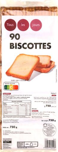 Picture of TOUT LE JOUR BISCOTTES 750G