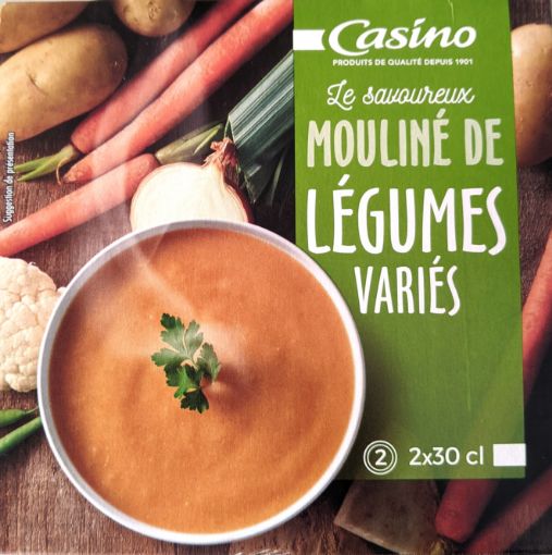 Picture of CASINO  MOULINE DE LEGUMES VARIES  2X30CL
