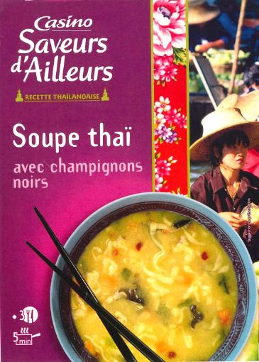 Picture of CASINO  SAVEURS DAILLEURS SOUPE THAI AVEC CHAMPIGNONS NOIRS 74G