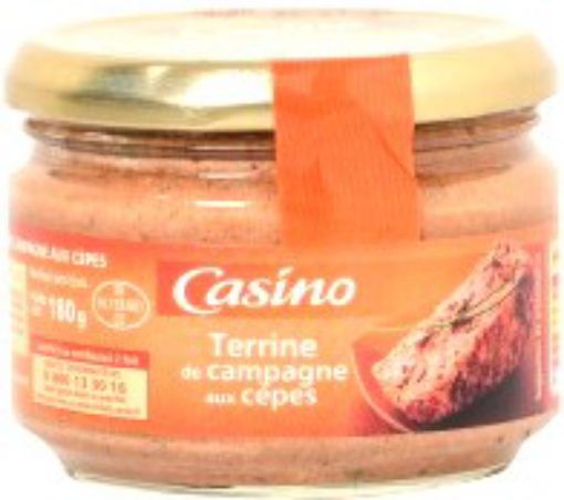 Picture of CASINO  TERRINE DE CAMPAGNE AUX CEPES  180G