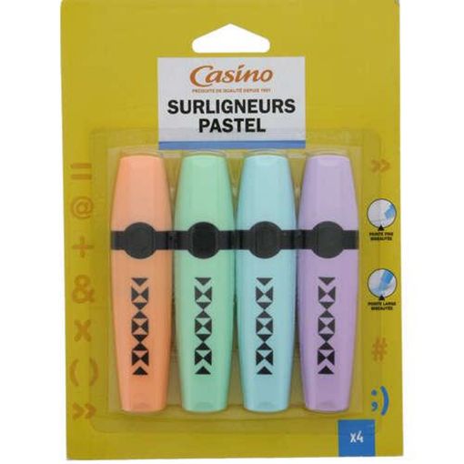 Picture of CASINO SURLIGNEURS PASTEL X4