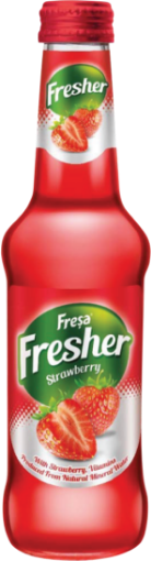 Picture of FRESHER SPARKLING STRAWBERRY WITH NATURAL MINERAL WATER DRINK 250ML