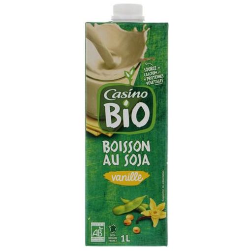 Picture of CASINO  BIO BOISSON AU SOJA VANILLE 1L