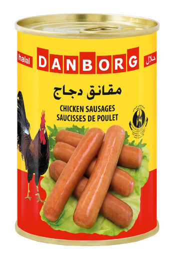 Picture of DANBORG CHICKEN SAUSAGES 425G