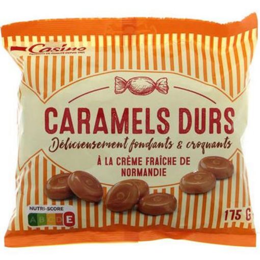 Picture of CASINO CARAMEL DUR A LA CREME FRAICHE NORMANDIE 175G