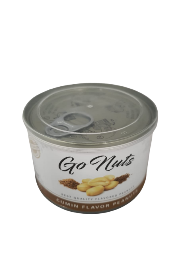 Picture of GO NUTS CANNED PEANUTS CURCUMA 125G