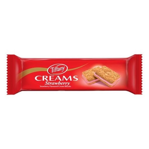 Picture of TIFFANY STRAWBERRY SANDWICH BISCUIT 84G