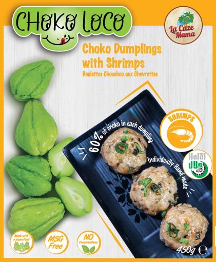 Picture of CHOKO LOCO DUMPLING SHRIMPS 450G