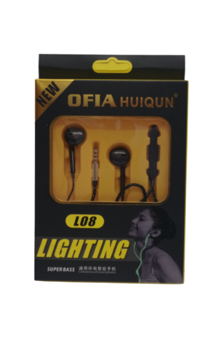 Picture of OFIA EARPHONE L 08 LIGHTING