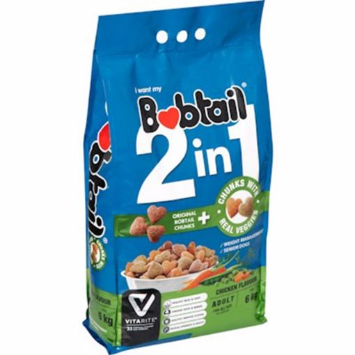 Picture of BOBTAIL  ADULT CHUNKS VEGETABLE CHICKEN 6KG