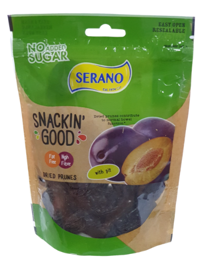 Picture of SERANO SNAKS GOOD DRIED PRUNES WITH PIT 175G