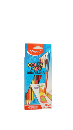 Picture of MAPED CRAYONS BICOLORES CLOR P