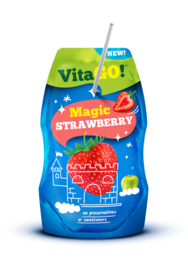 Picture of VITAGO FRUIT DRINK STRAWBERRY 200ML