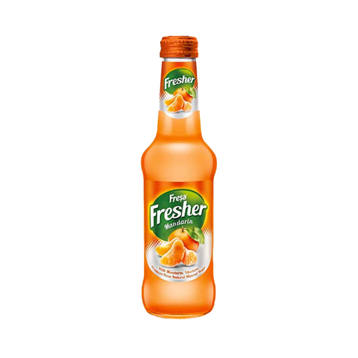 Picture of FRESHER SPARKLING MANDARIN WITH NATURAL MINERAL WATER DRINK 250ML