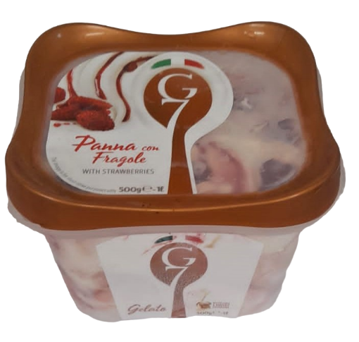 Picture of G7 GELATO PANNA CON FRAGOLE 1L