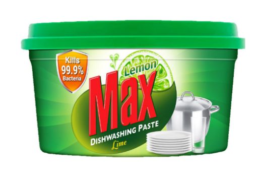 Picture of MAX DISHWASHING PASTE GREEN LIME WITH GLYCERINE 400G