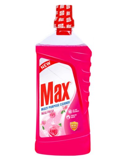 Picture of MAX MULTI PURPOSE CLEANER ROSE ANTI BACTERIAL 1LT