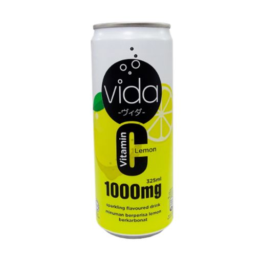 Picture of VIDA VITAMIN C 1000MG SPARKLING LEMON DRINK 325ML