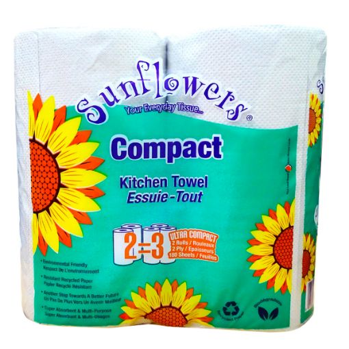 Picture of SUNFLOWERS COMPACT ESSUIE TOUT 90 SHEETS X2