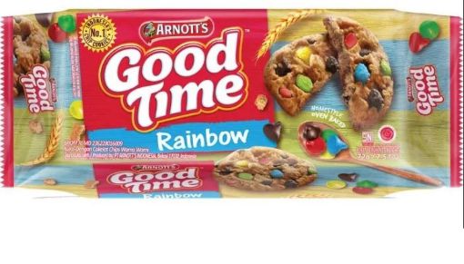 Picture of GOODTIME RAINBOW CHOCOLATE CHIP COOKIES 72G