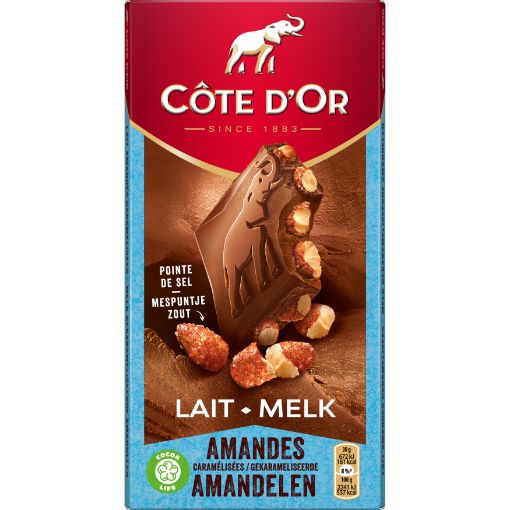 Picture of COTE DOR LAIT AMAND CARAMEL 180G