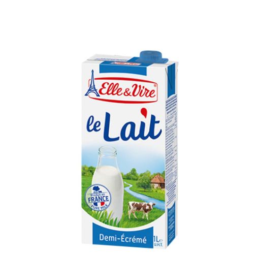 Picture of ELLE VIRE 1L LAIT DEMI ECREME