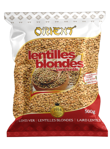 Picture of ORIENT LENTILLES BLONDES 500 GMS