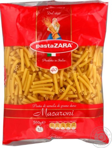 Picture of PASTA ZARA MACARONI NO 40 500G