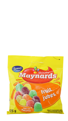 Picture of BEACON MAYNARDS ENERJELLY JELLY JUBES 125G